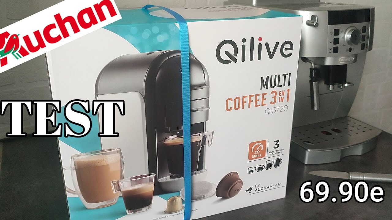 ☕QILIVE MULTI COFFEE 3en 1☕ Nespresso ,Senseo Dolce Gusto UNBOXING et TEST COMPLET