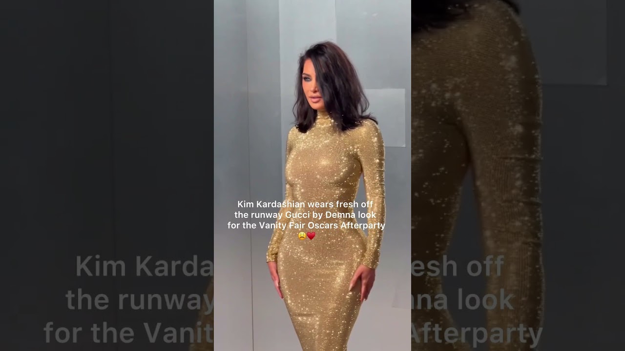 Ким Кардашьян появилась на вечеринке Vanity Fair после церемонии вручения премии &laquo;Оскар&raquo; в наряде...