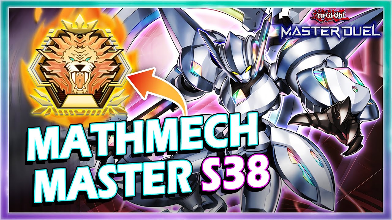 MATHMECH MASTER RANK IN SEASON 38 IN YUGIOH MASTER DUEL