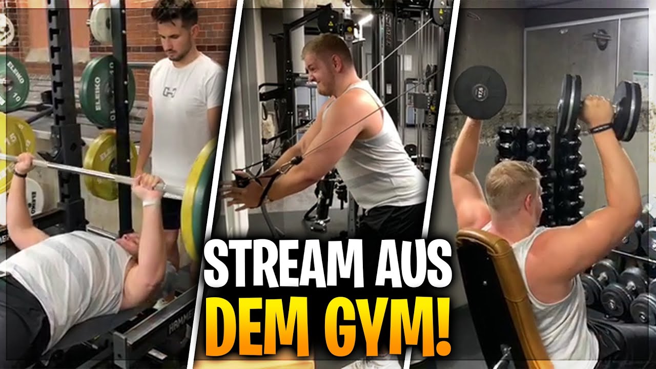 💪🏼🥵 Trymacs LIVE-TRAINING im Fitnessstudio!! | 12 Wochen Fitness Challenge!