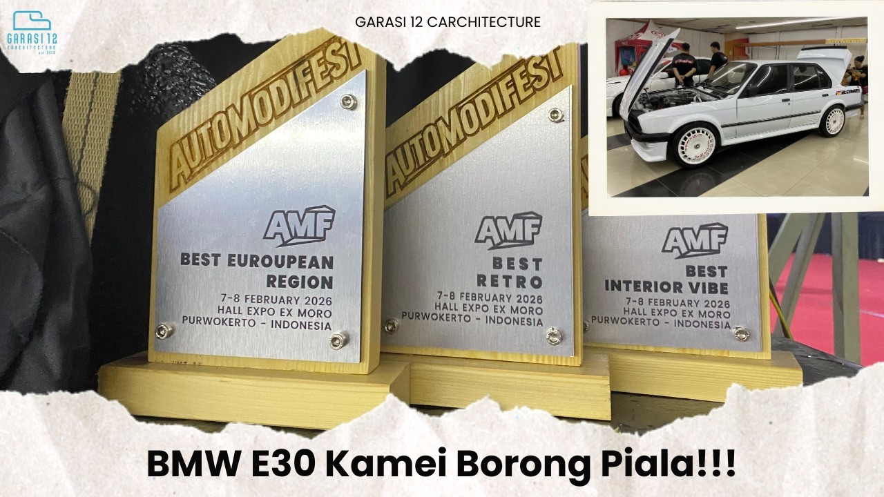 BMW E30 Kamei Borong 3 Piala di AMF 2026! #automobile #bmw #e30 #m52b28 #kamei #classic #bmwe30