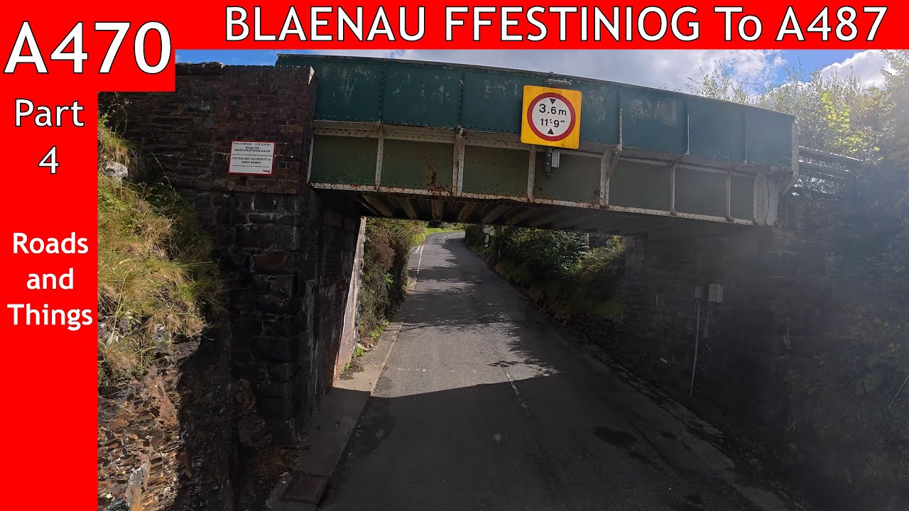 Part 4: Blaenau Ffestiniog to A487 Jcn.. Travel The A470 -  Wales North/South 'Motorway' (Not!) .