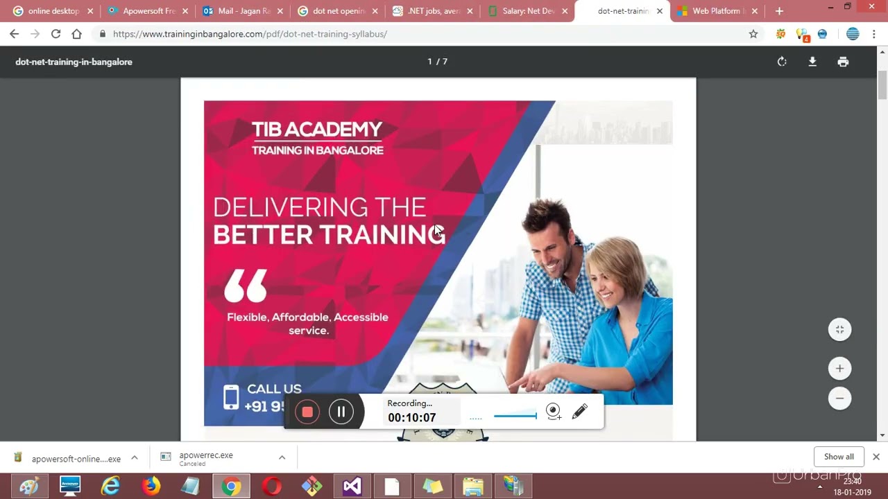 Tutor in Marathahalli, Bangalore for .Net Training - Jagan