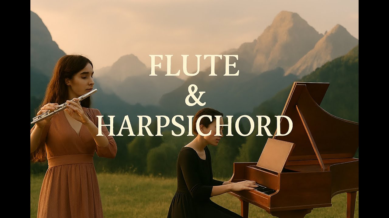 Flute & Harpsichord Duet | Soothing Classical Music | MirakoShow