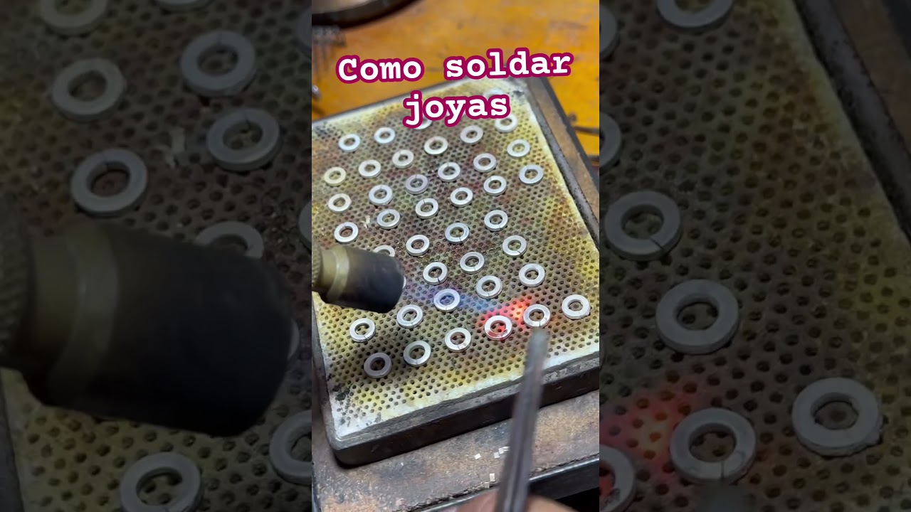 Como soldar joyas #hechoamano #joyero #joyasdeplata #joyeroprofesional