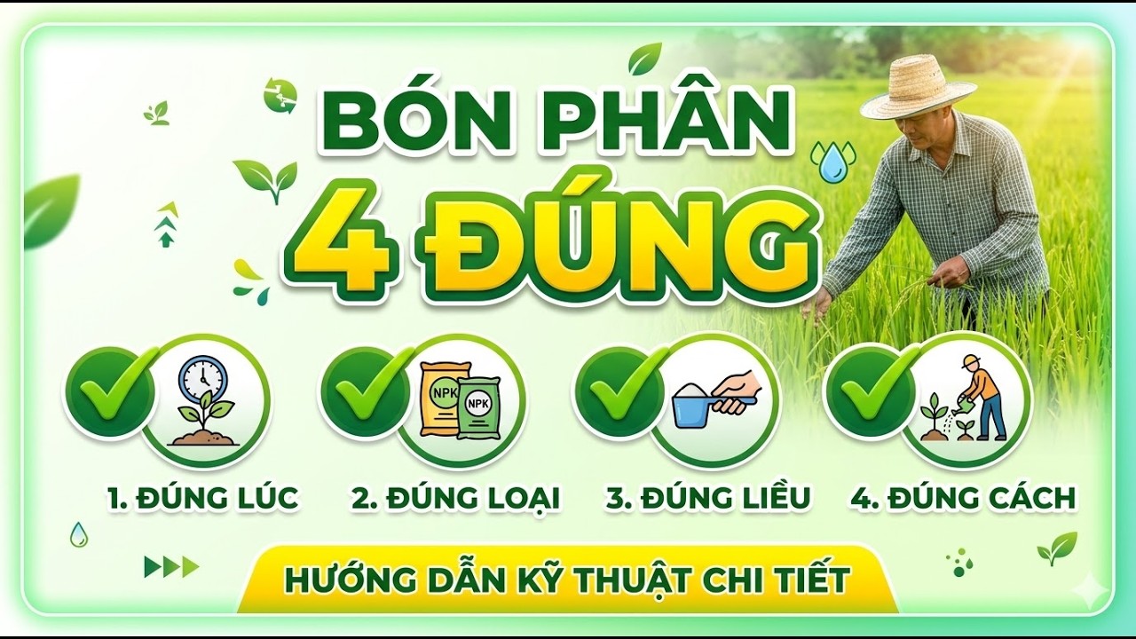 Hướng dẫn kỹ thuật bón phân 
