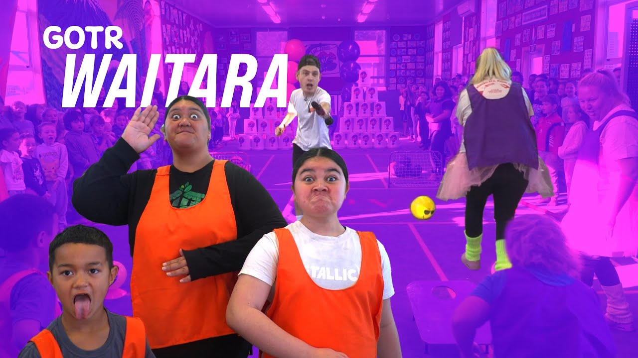 The ball has a mind of its own! | Gunge On the Road Waitara | What Now?