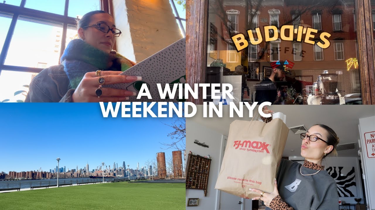 a winter weekend in NYC (visiting Buddies coffee, brunch with friends, & TJMaxx haul!)