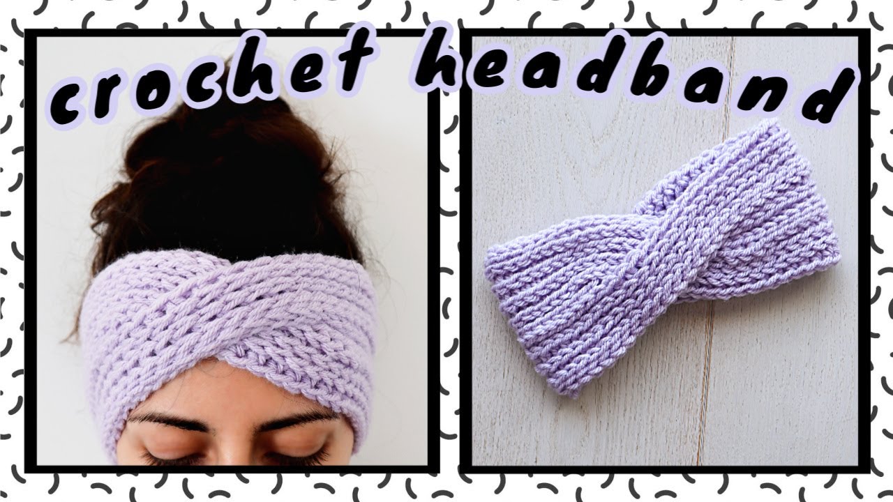 Turban Twist Headband - Yes! It's Crochet \\ Crochet Camel Stitch Ear Warmer Tutorial