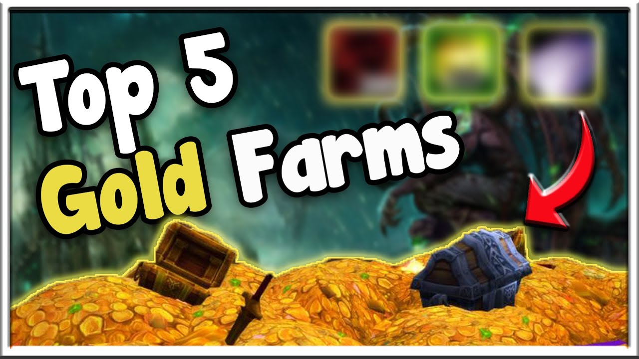 Top 5 Gold Farms in Prepatch/Shadowlands! | WoW Gold Making Guide