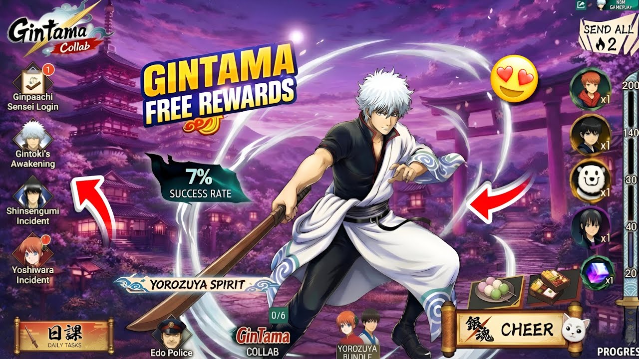 Free Fire X Gintama Event 😍 | Free Fire X Gintama Collab | Free Fire New Event | Ff New Event .