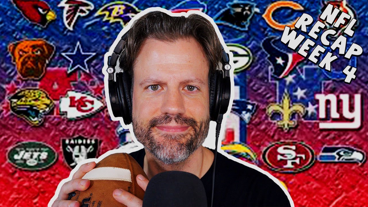 ASMR NFL Week 4 Recap | Whispered Ramble, Scratching, Hand Sounds