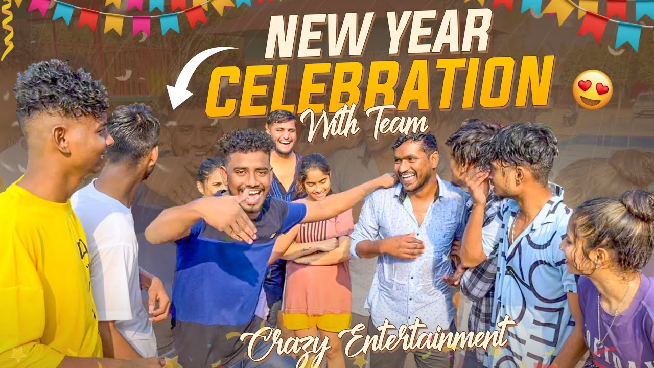 || Rishi_ Stylish_official TEAM NEWYEAR CELEBRATIONS |CRA￼ZY ENTERTAINMENT