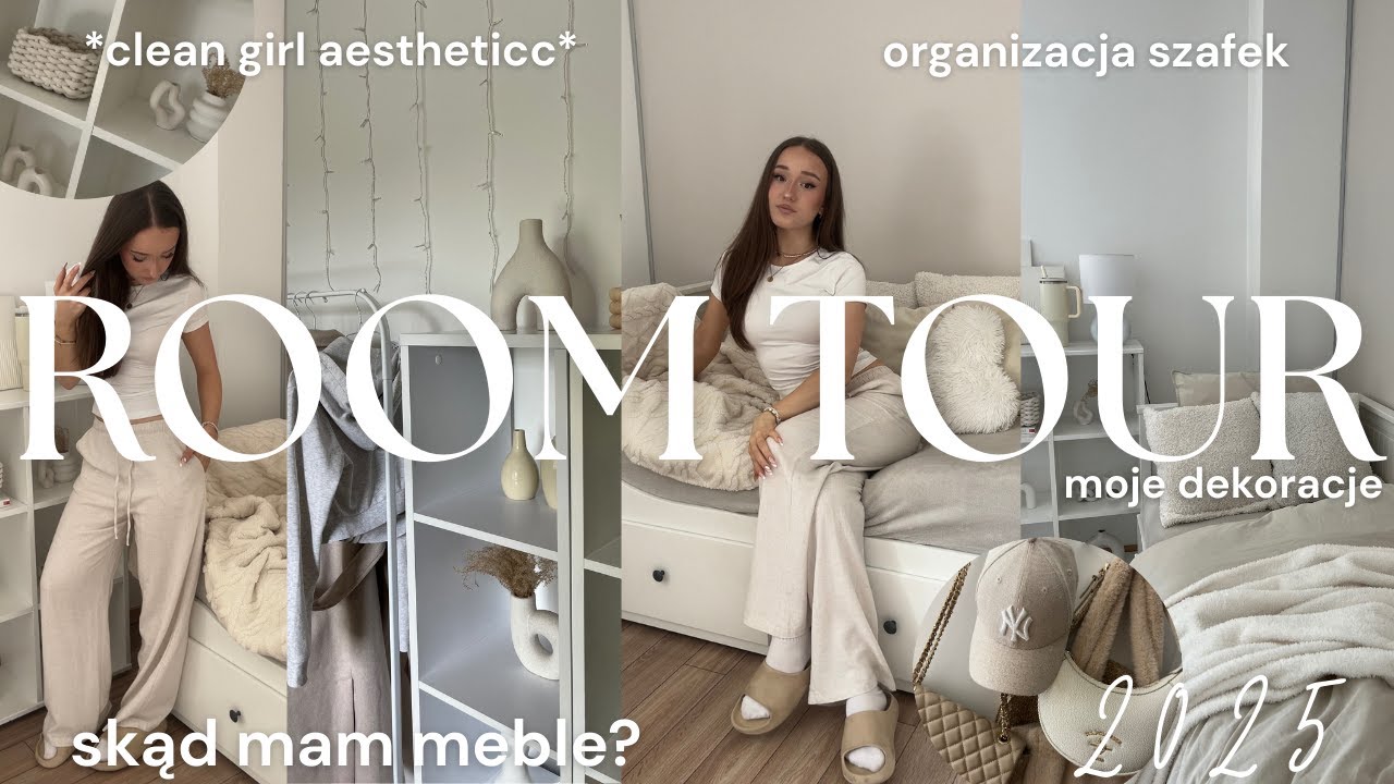 ROOM TOUR - skąd mam meble? organizacja & dekoracje  *clean girl aesthetic*