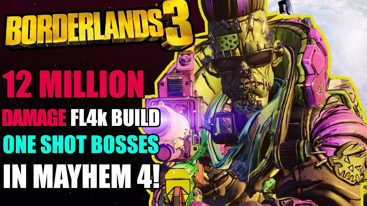 This Fl4k Crit Build Literally ONE-SHOTS BOSSES Mayhem 4! Over 12 MILLION CRIT DAMAGE! Borderlands 3