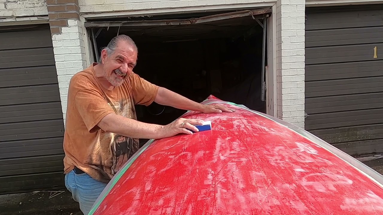 How to Epoxy a badly scratched H20 Canoe | borysintheforest
