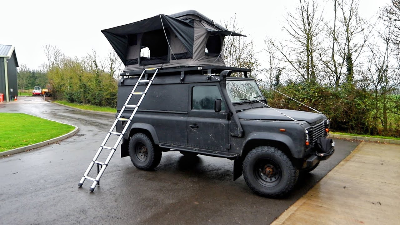 Defender получает палатку на крышу