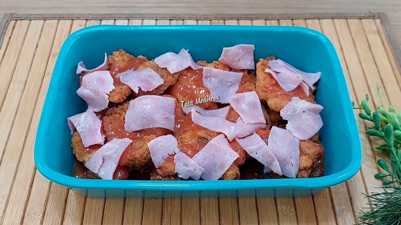 Lombo suíno à parmegiana prático / Seu almoço pronto em minutos