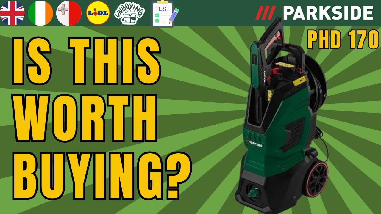 PRESSURE WASHER Parkside PHD 170 D2 UK ENGLISH IRISH MALTESE IL-LINGWA MALTIJA  LIDL
