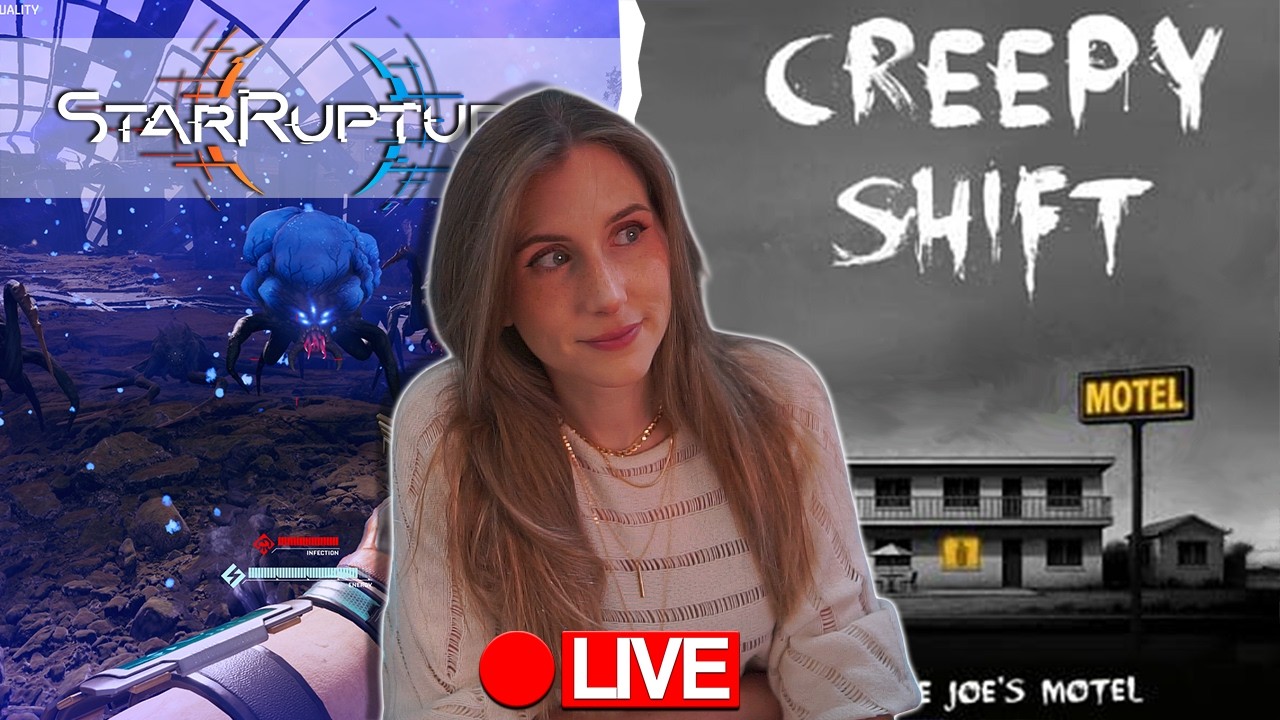 [🔴LIVE] CREPY SHIFT then STARRUPTURE - Double game day - [Gifted Key]
