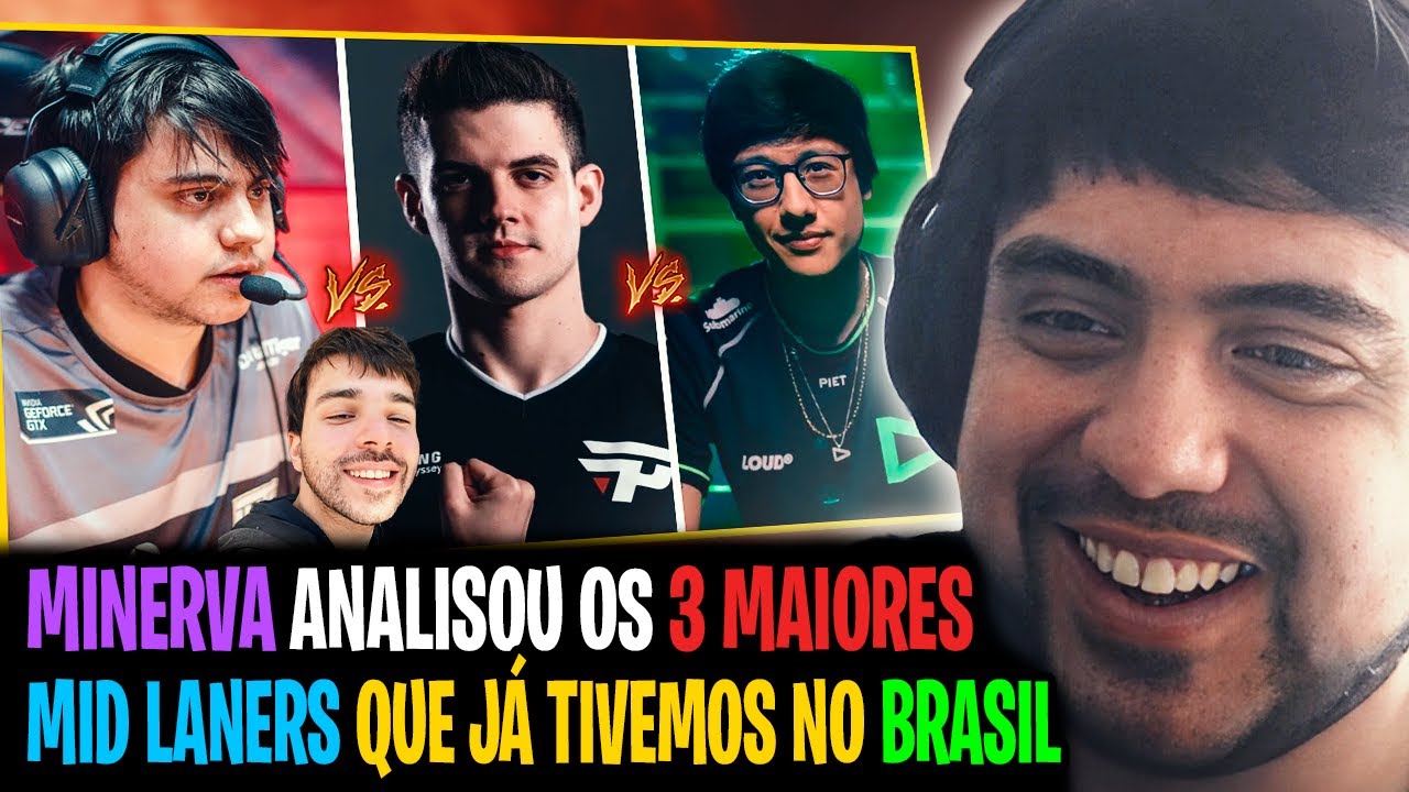 MINERVA fez UMA TIER LIST dos MELHORES MID LANERS do CBLOL até HOJE | Tockers React