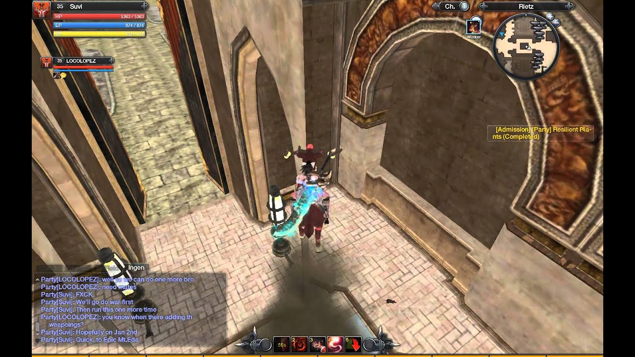 【RaiderZ】Rietz Wall Glitch