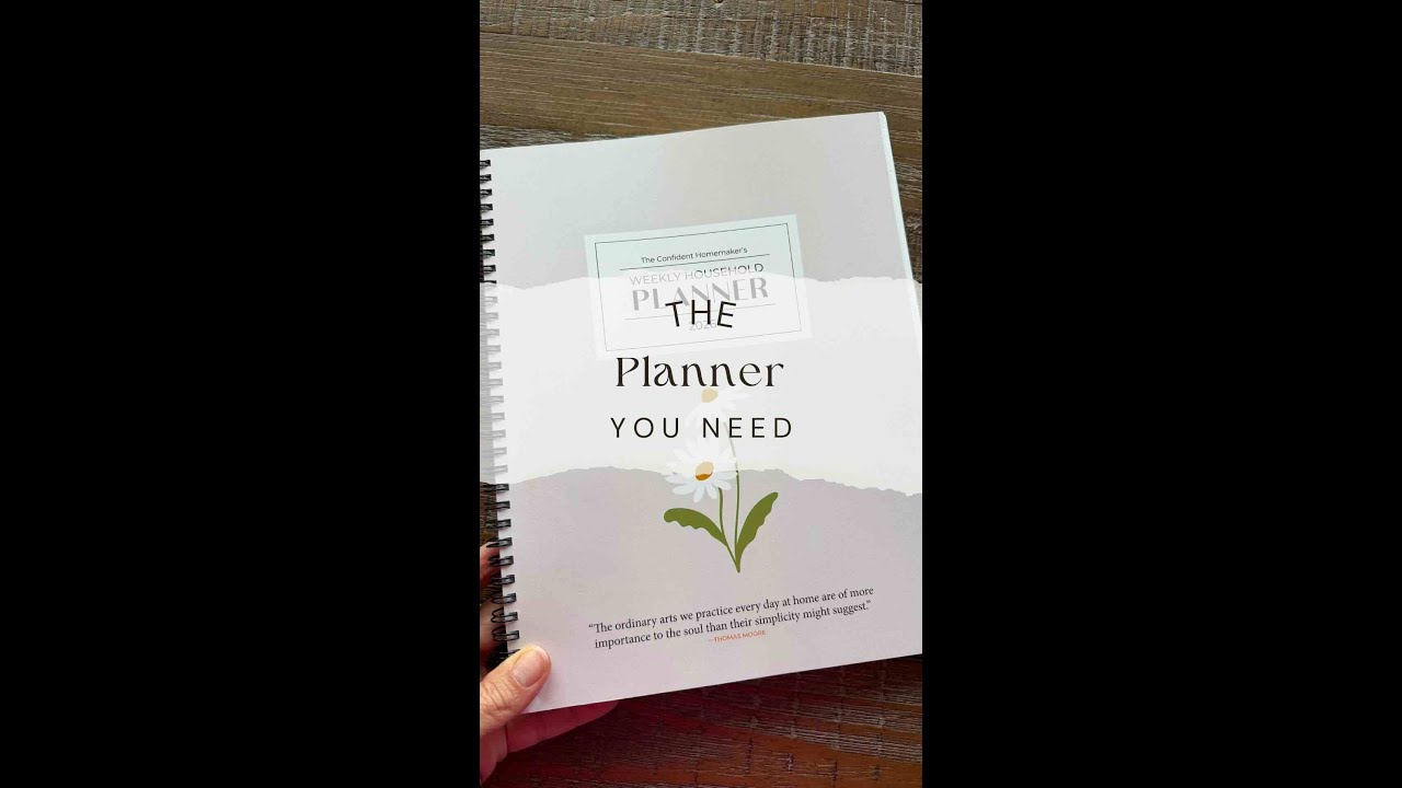 The Simple System That Keeps Your Home Manageable: 2026 Homemaker Weekly Planner Walkthrough