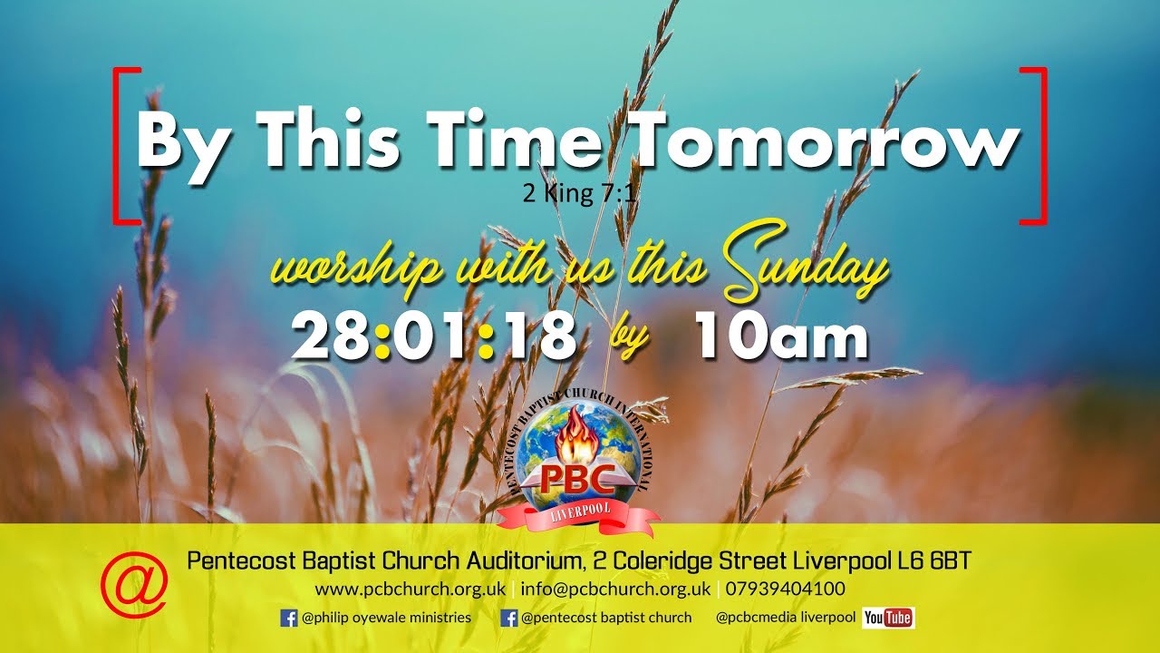 Glorious Worship Experience: Sunday 28th January 2018 with Rev Dr. Philip Oyewale
