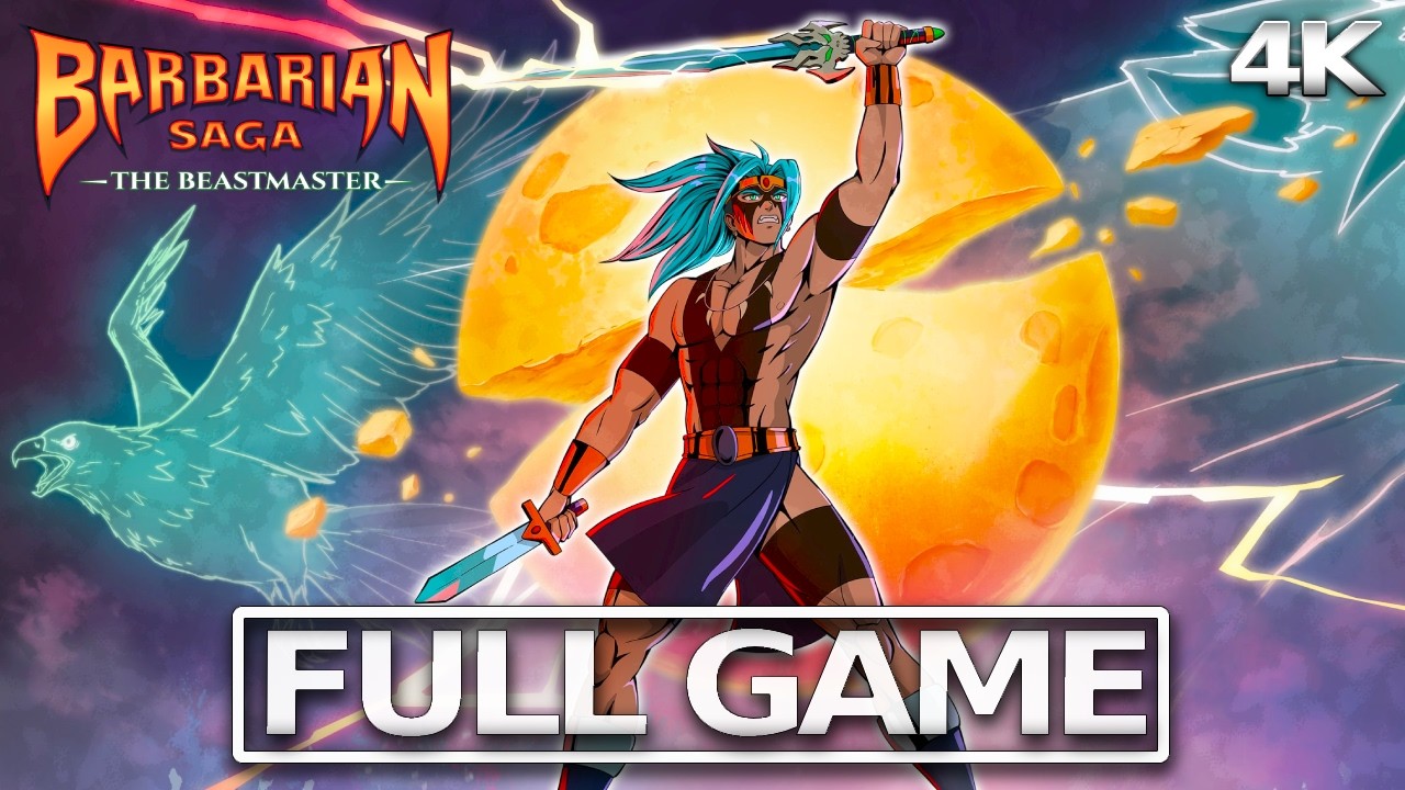 BARBARIAN SAGA: THE BEASTMASTER Full Gameplay Walkthrough / No Commentary【FULL GAME】4K 60FPS