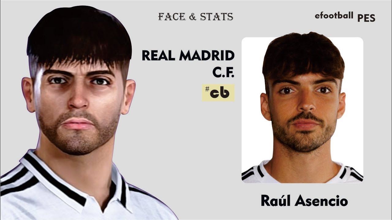 Raúl Asencio FACE & STATS eFootball PES 2021 2020