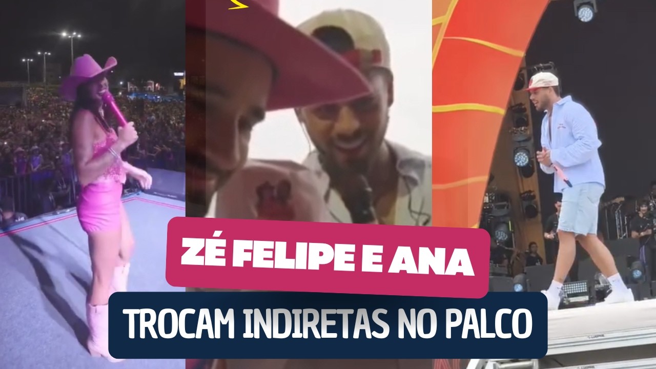 Zé Felipe desabafa no palco e Ana Castela provoca ao vivo: reconciliação à vista?