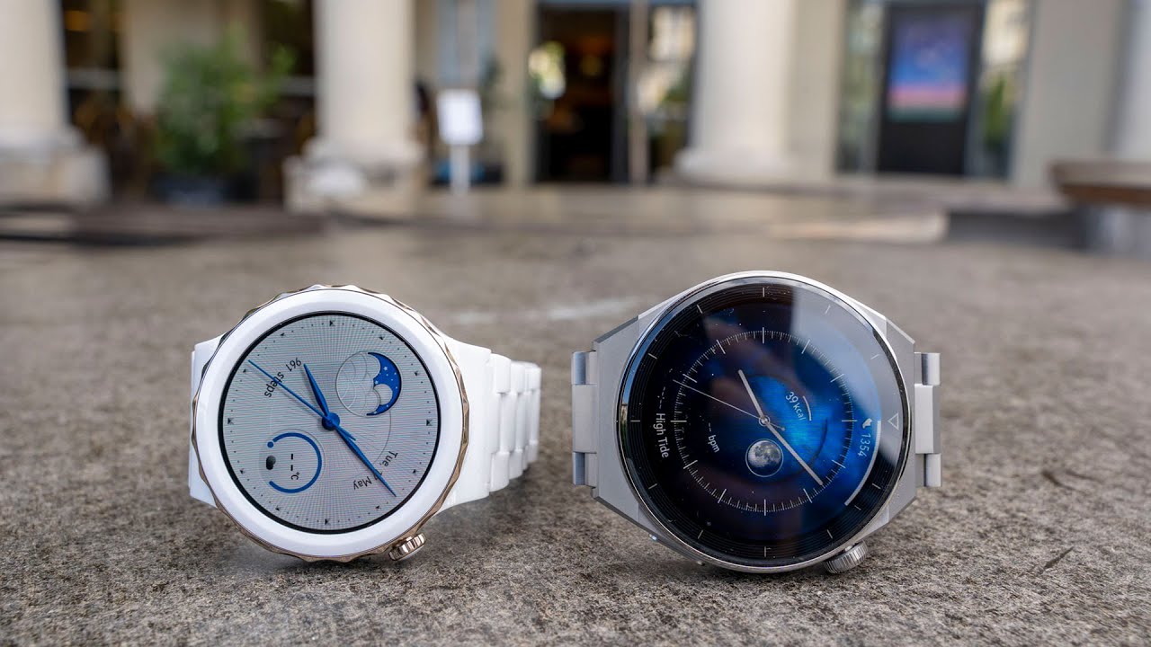 Huawei Watch GT 3 Pro 46 mm Titanium and 43 mm Ceramic unboxing and hands on
