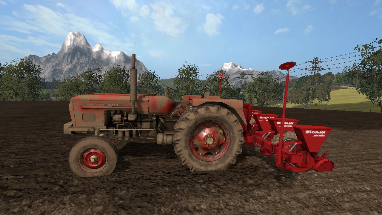 FS17 Zetor 4911 sjetva kukuruza