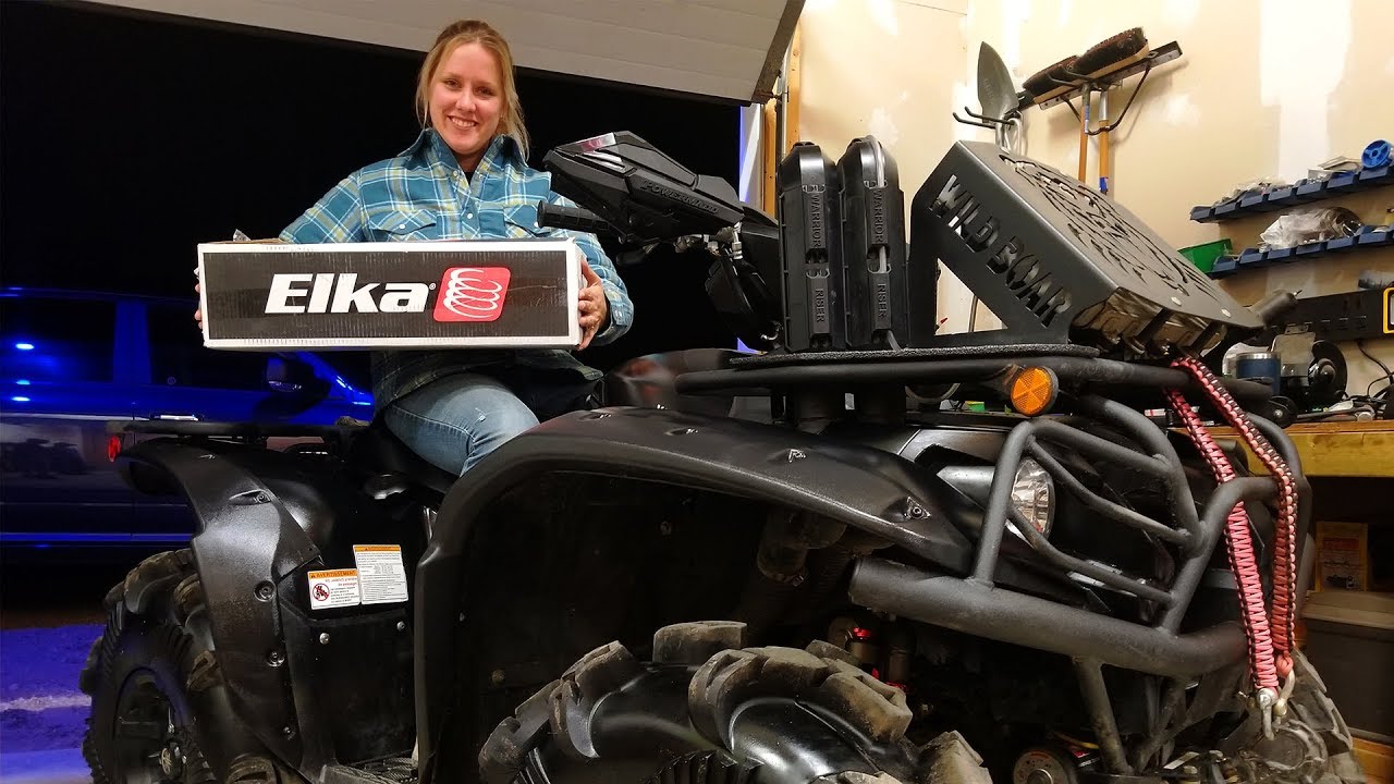 Stage 3 Elka Suspension! #ProjectMamaBear Kodiak 700 EPS SE!