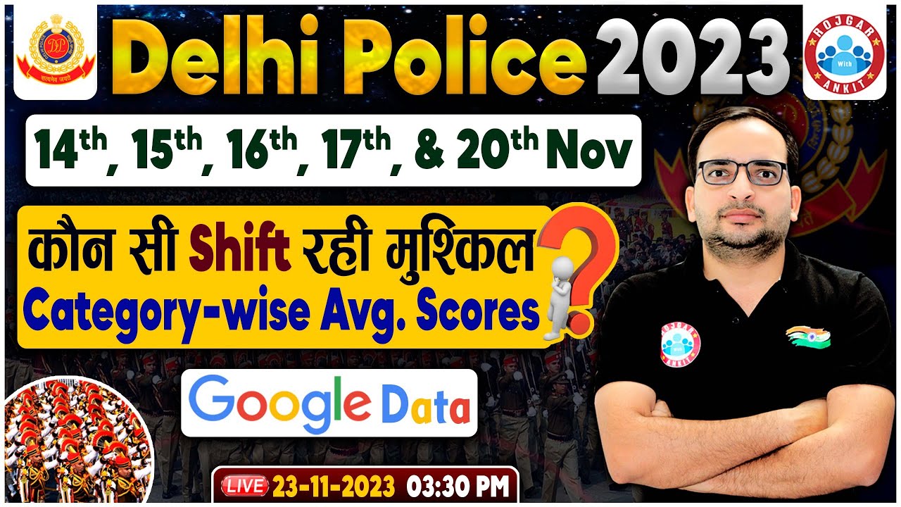 Delhi Police 2023 Exam | Delhi Police Shift wise Normalization, DP Exam Review By Ankit Sir