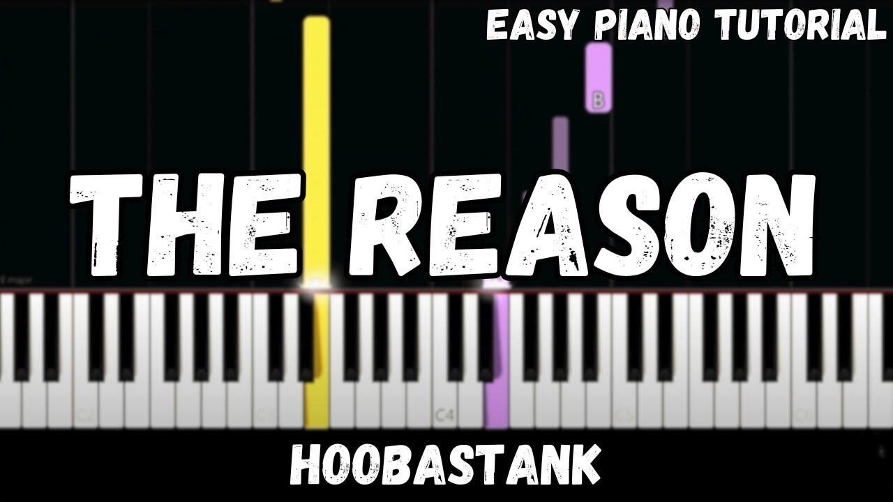 Hoobastank - The Reason (Easy Piano Tutorial)