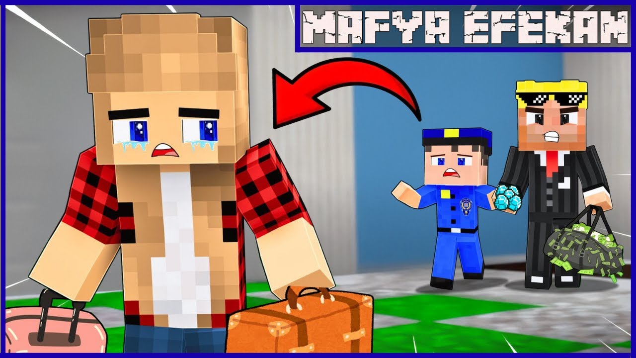 MAFYA EFEKAN ASLI POLİSİ ŞEHİRDEN KOVDU 😭 - Minecraft