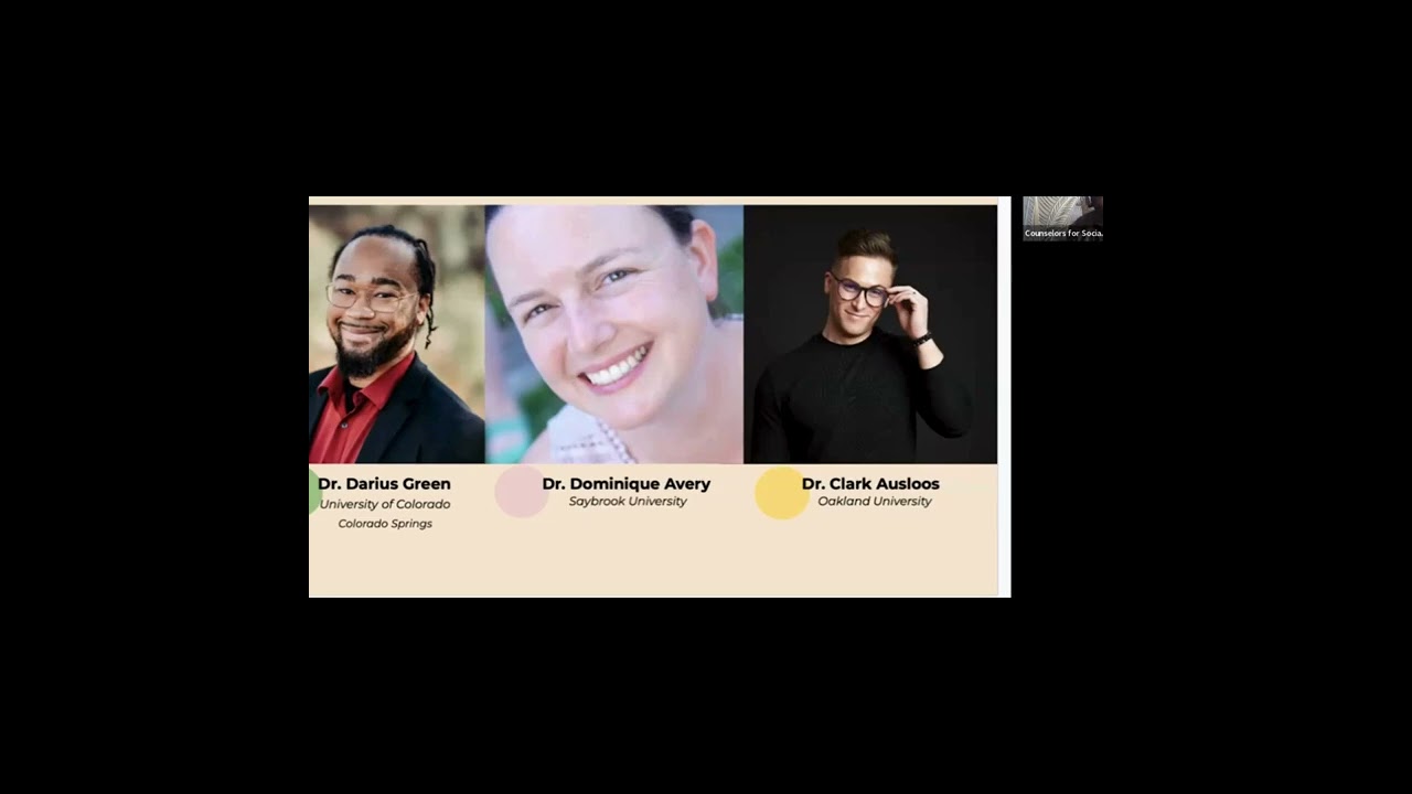 Social Justice and Advocacy Across the Counseling Landscape
