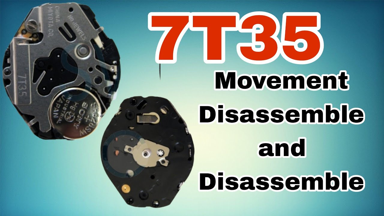 How to service 7T35 movement |  Disassemble and Assemble only
