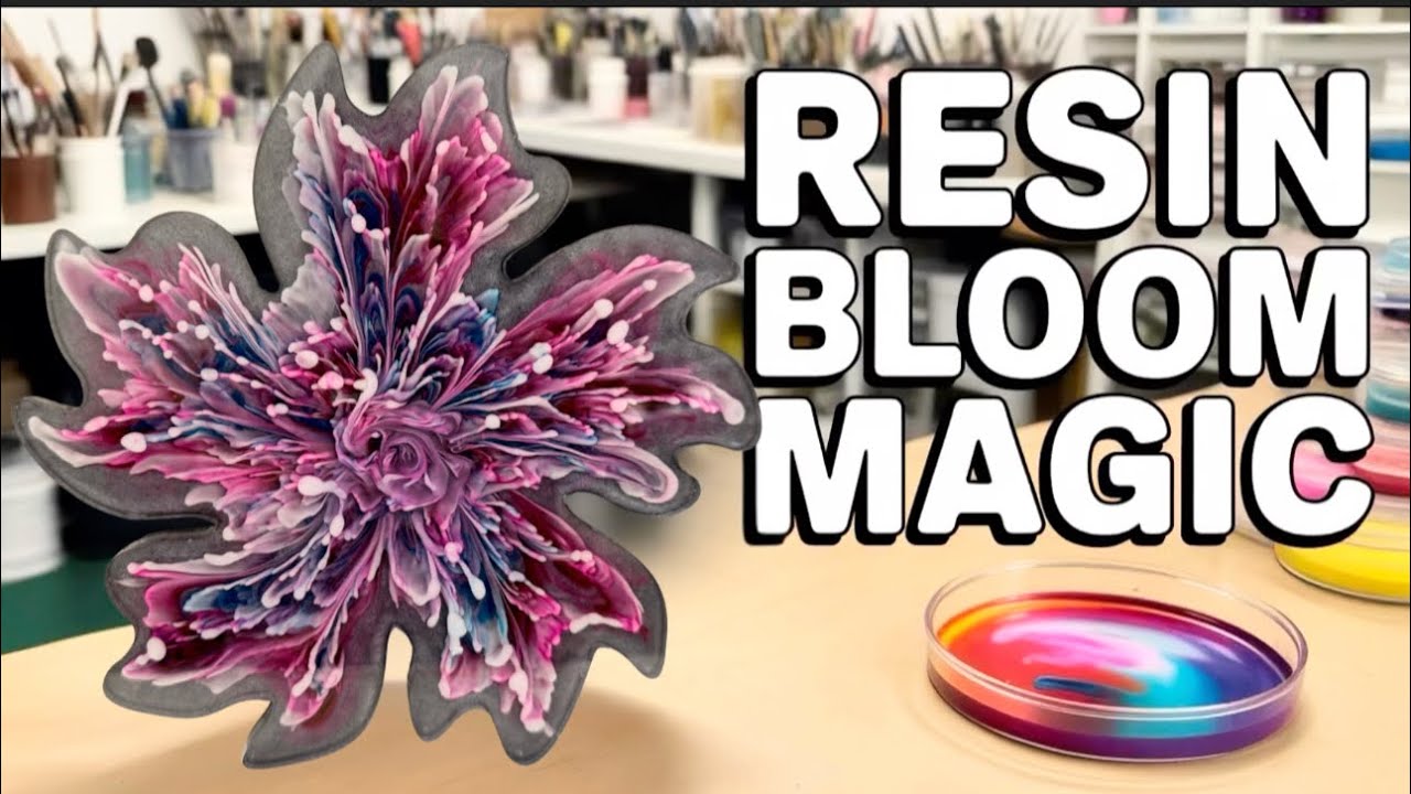Resin Bloom Magic - Bloom Collaboration #resinart #bloom