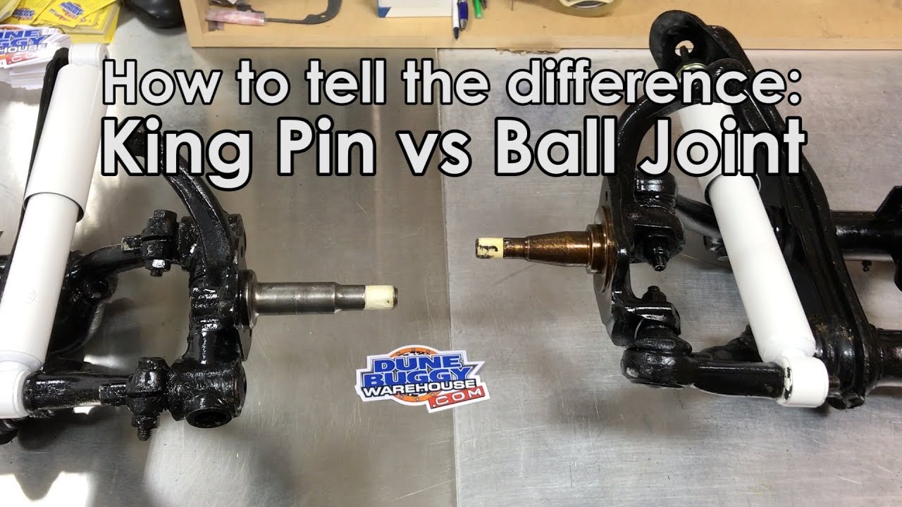 King Pin vs Ball Joint Front Suspension - How to tell the difference - Air-Cooled VW Tech Tips