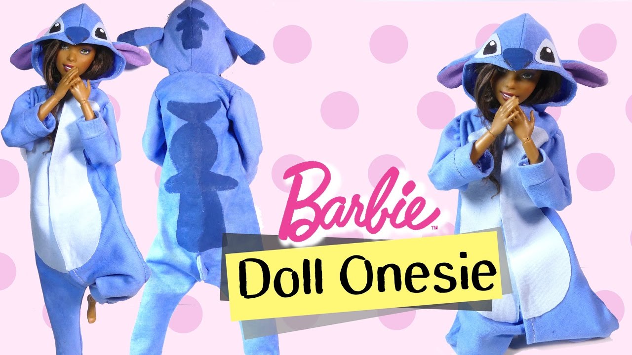 How To Barbie / Doll Onesie Tutorial // DIY Stitch Onesie