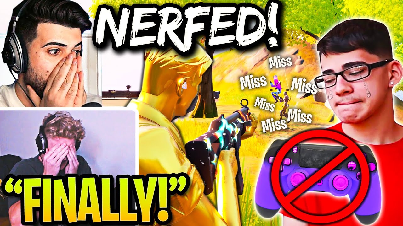 ALL Controller Players ANGRY Using *NERFED* AIM ASSIST in Fortnite!