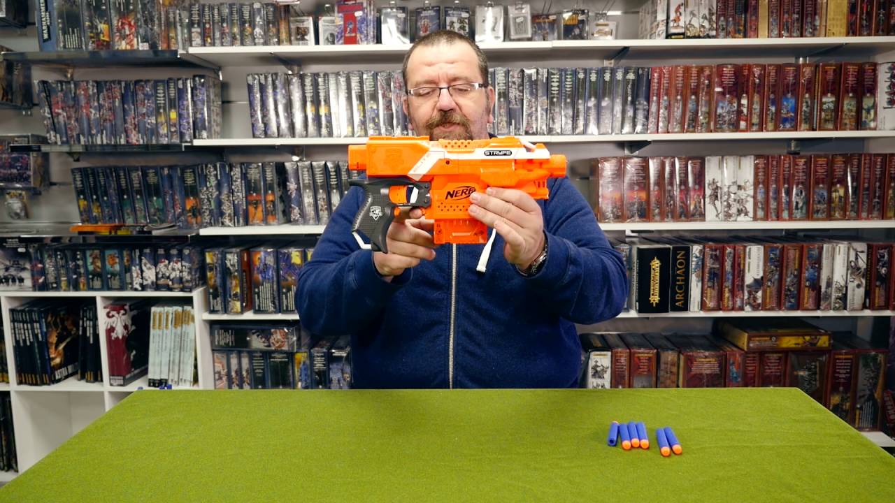 Présentation/ Démo du Nerf Elite Stryfe en Français HD Fr