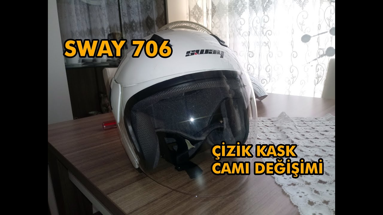 ÇİZİK KASK CAMI - SWAY 706