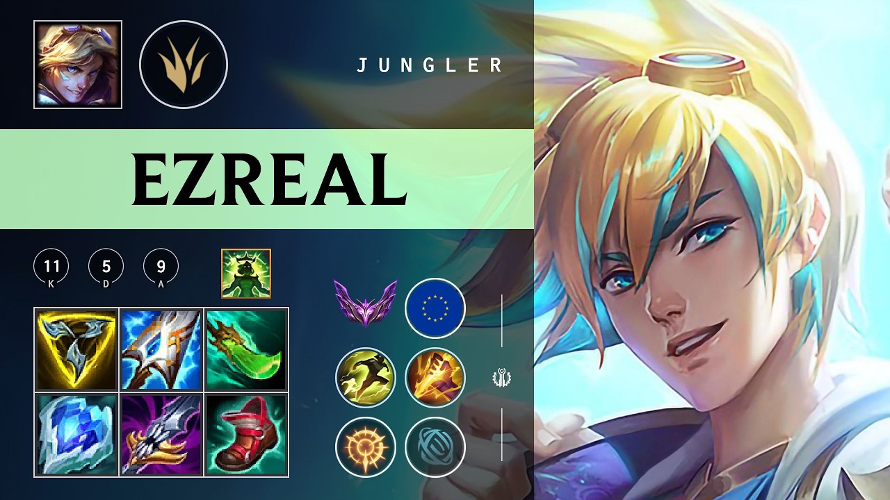 Ezreal Jungle vs Master Yi - EUW Master Patch 26.04