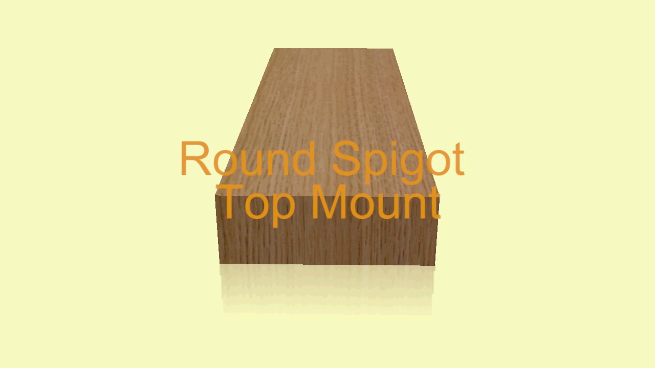 Glass Balustrade showing 3 different spigots and installation