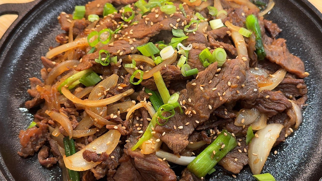 [K-FOOD] Authentic  Korean BBQ Beef : Bulgogi (불고기)