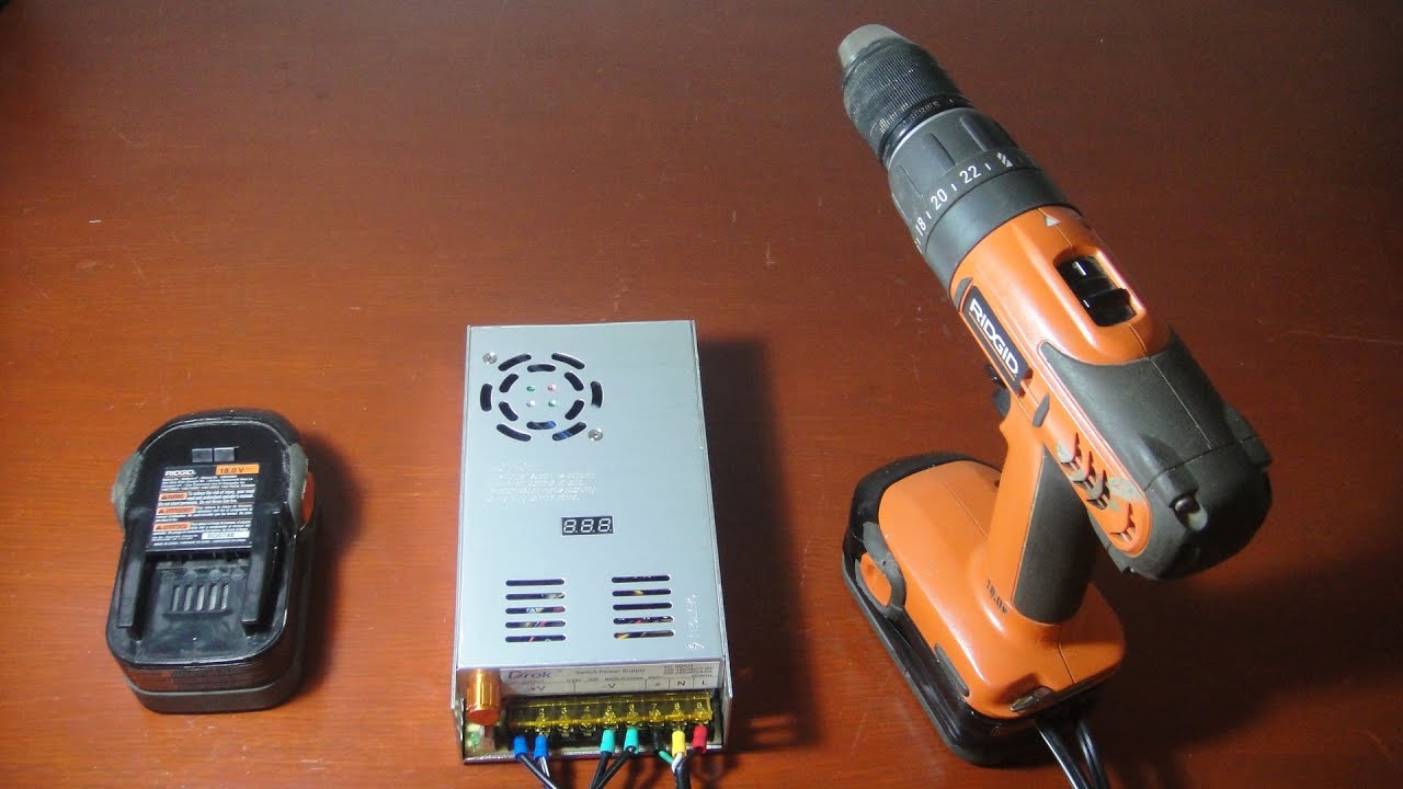 How to change cordless drill to corded and hybrid
