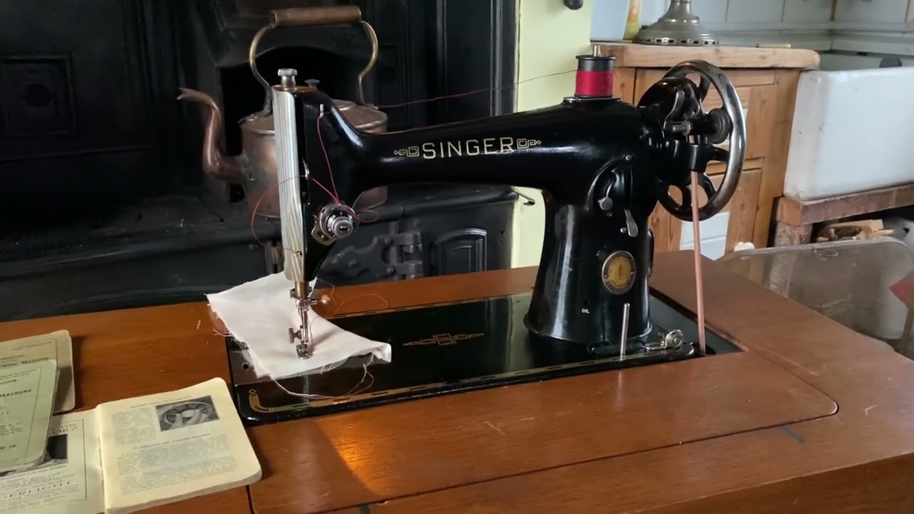 Vintage sewing machines - how to treadle